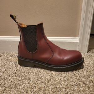 Maroon Dr. Martens